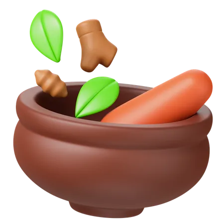 Herbs Spices 3 D Illustration 3D Icon
