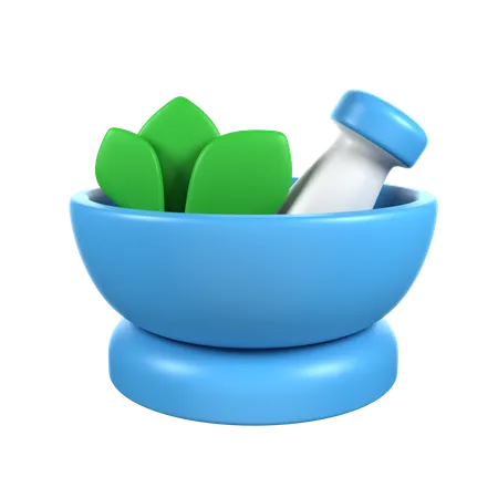 Herbs Bowl  3D Icon