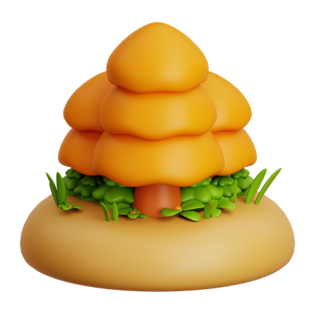 Herbstbaum  3D Icon