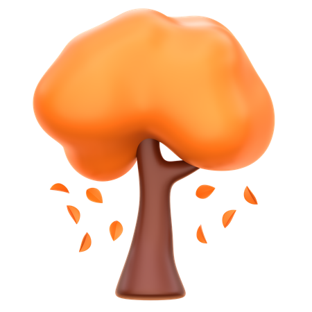 Herbstbaum  3D Icon