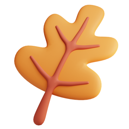 Herbstblatt  3D Icon