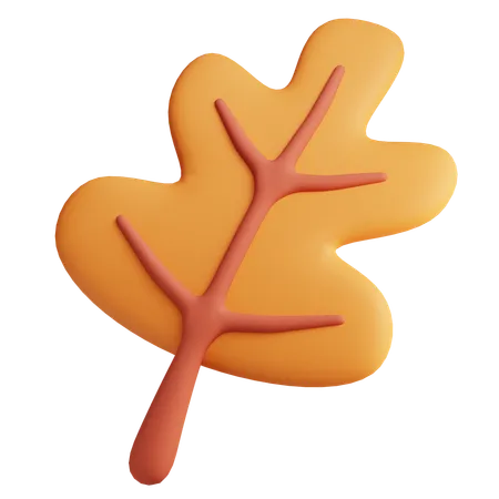 Herbstblatt  3D Icon