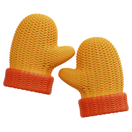 Herbsthandschuhe  3D Icon