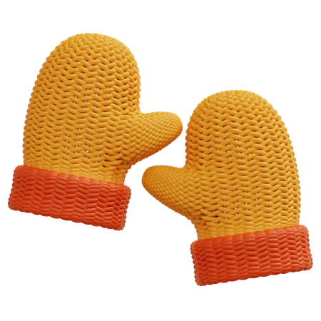 Herbsthandschuhe  3D Icon