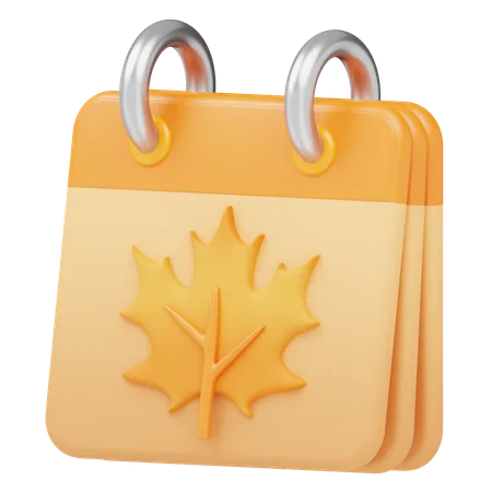 Herbstsaison  3D Icon