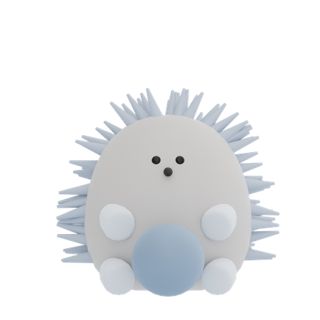 Hérisson  3D Icon