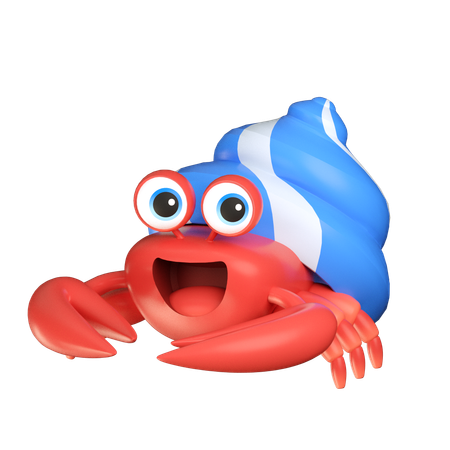 Hermit crab  3D Icon