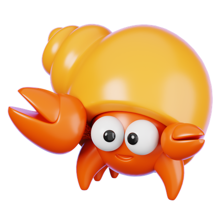 Hermit Crab  3D Icon