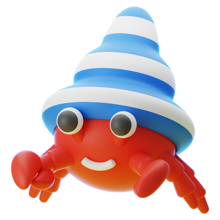ヤドカリ  3D Icon