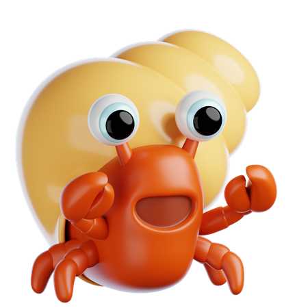 Hermit Crab  3D Icon