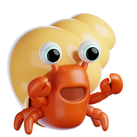 Hermit Crab  3D Icon