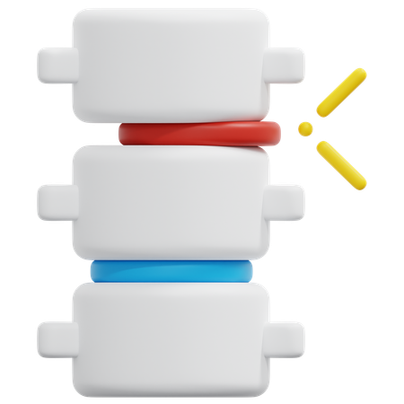 Herniated disc  3D Icon