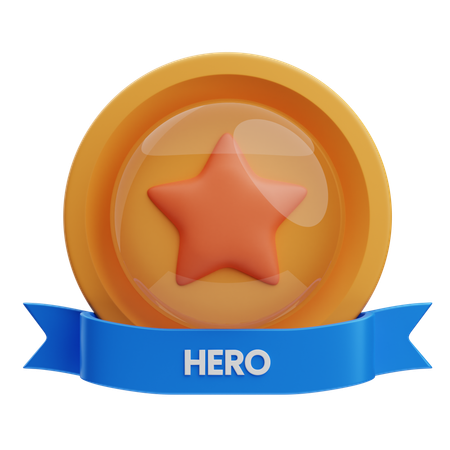 Hero  3D Icon