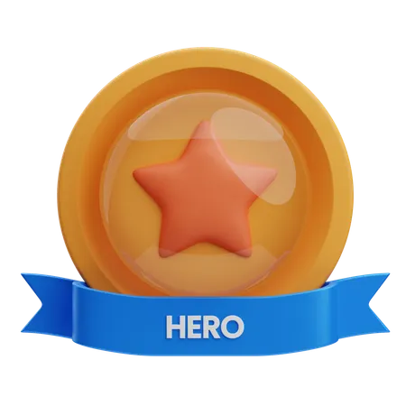Hero  3D Icon