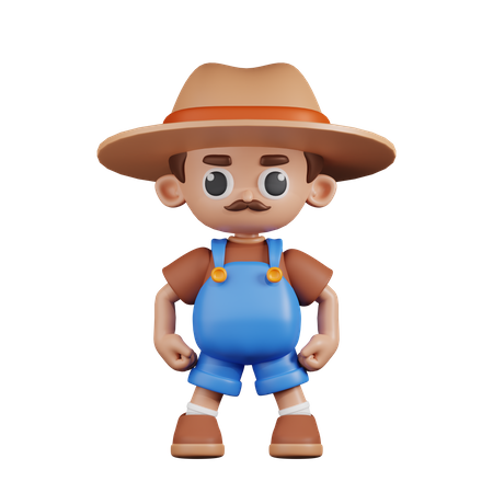 Hero Stance Farmer  3D Icon