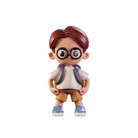 Hero Stance Pose  3D Icon