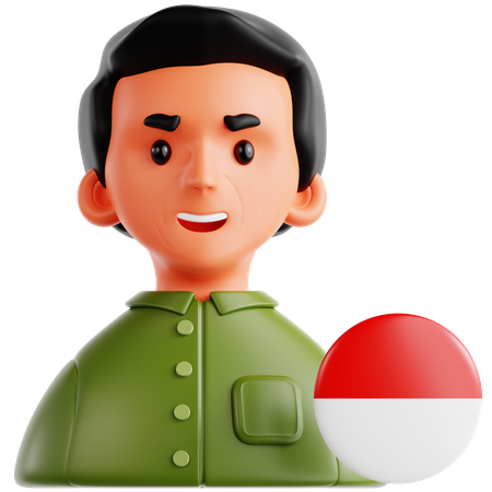 Héro national  3D Icon