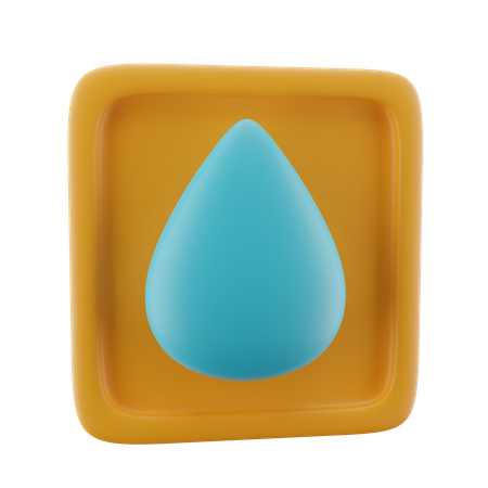 Herramienta Desenfoque - Icono 3d  3D Icon