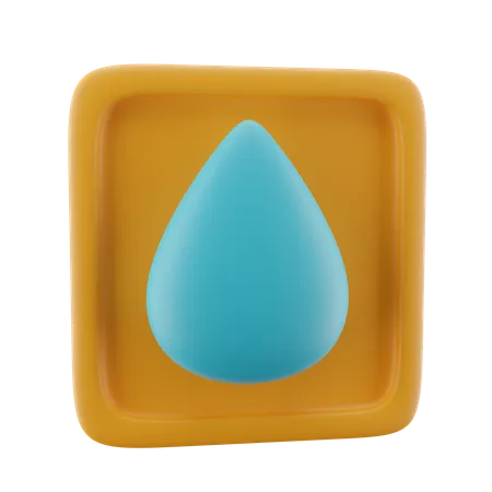 Herramienta Desenfoque - Icono 3d  3D Icon