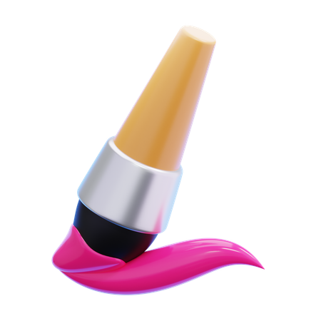 Pincel  3D Icon