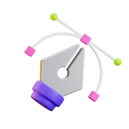 Lapicera  3D Icon