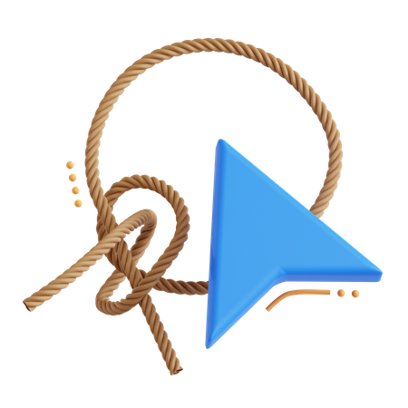 Herramienta Lazo  3D Icon