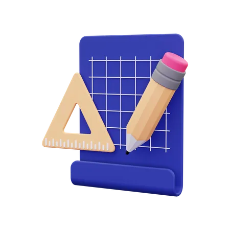 Herramientas de dibujo  3D Icon