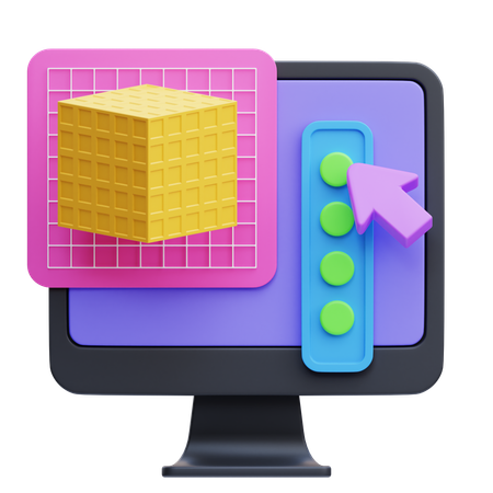 Herramientas de diseño 3D  3D Icon