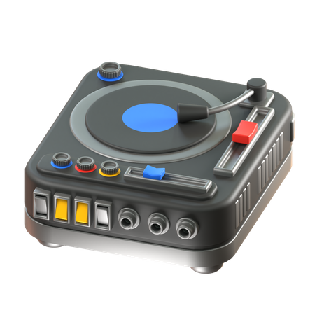 Herramientas de dj  3D Icon
