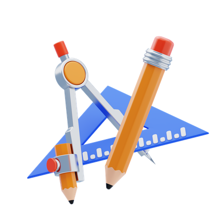 Herramientas de geometría  3D Icon