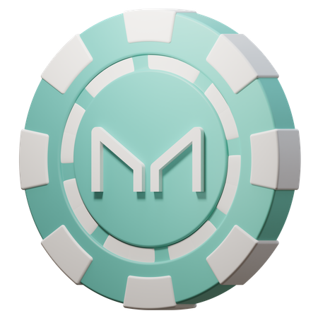 Maker (MKR) Chip  3D Icon