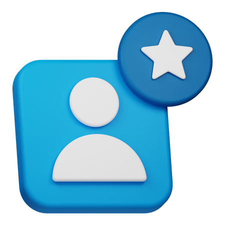 Hervorragender Benutzer  3D Icon