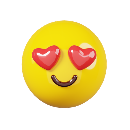 Herzaugen Emoji  3D Emoji