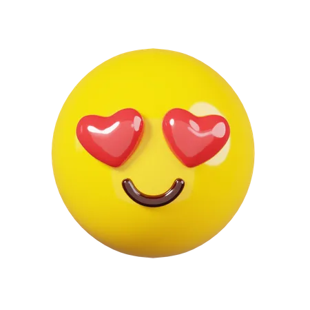 Herzaugen Emoji  3D Emoji