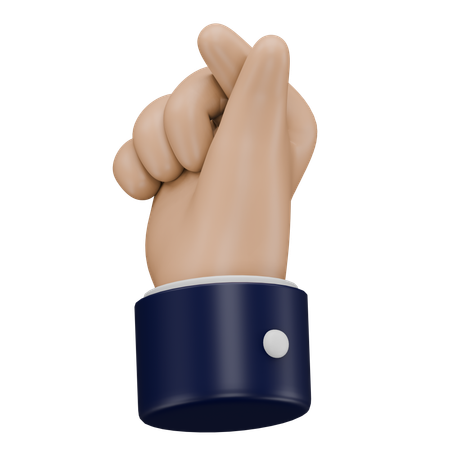 Herz-Finger-Handbewegung  3D Icon