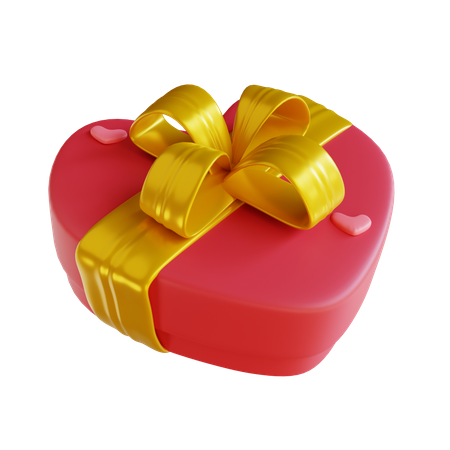 Herz-Geschenkbox  3D Icon