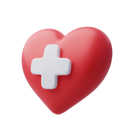 Herz Krankenhaus  3D Icon