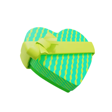Geschenke in Herzform  3D Icon