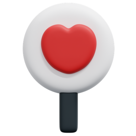 Herzmarkierung  3D Icon