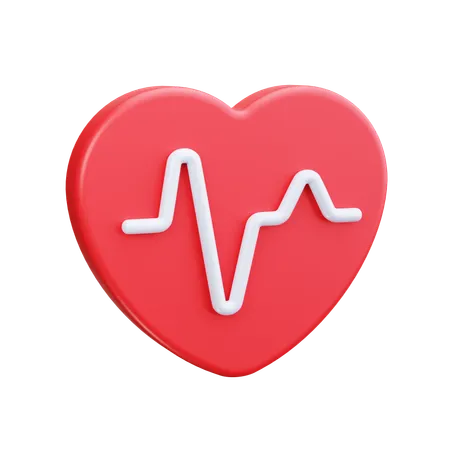 Herzschlag  3D Icon