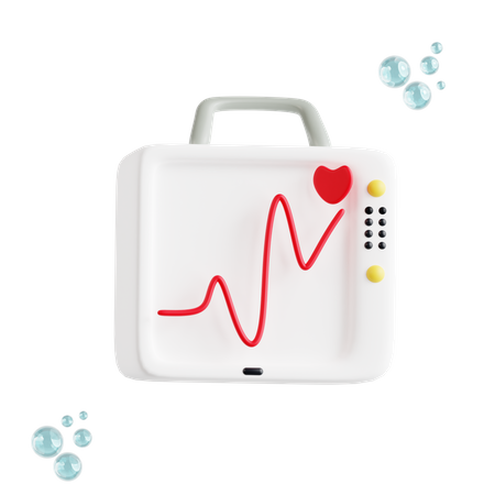 Herzfrequenzmesser  3D Icon