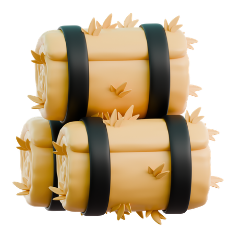 Heuhaufen  3D Icon