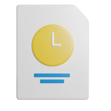 Temps  3D Icon