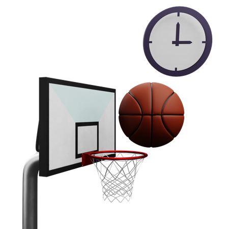 Temps de basket  3D Icon