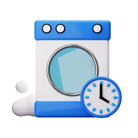 Temps de lessive  3D Icon
