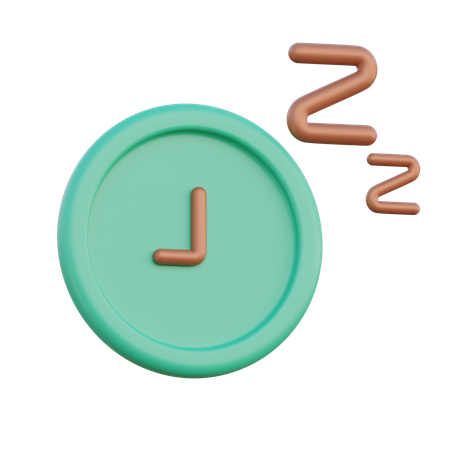 Temps de sommeil  3D Icon