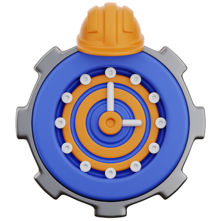 Heure de travail  3D Icon