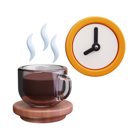 L'heure du café  3D Icon