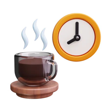 L'heure du café  3D Icon