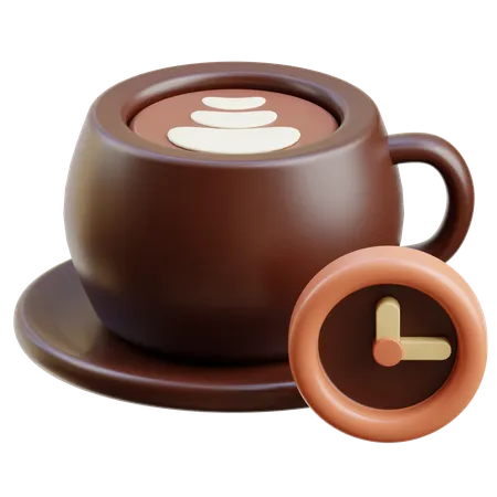 L'heure du café  3D Icon